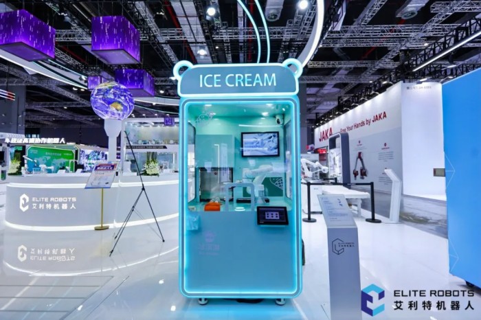米兰·(milan)中国智能冰淇淋机器人